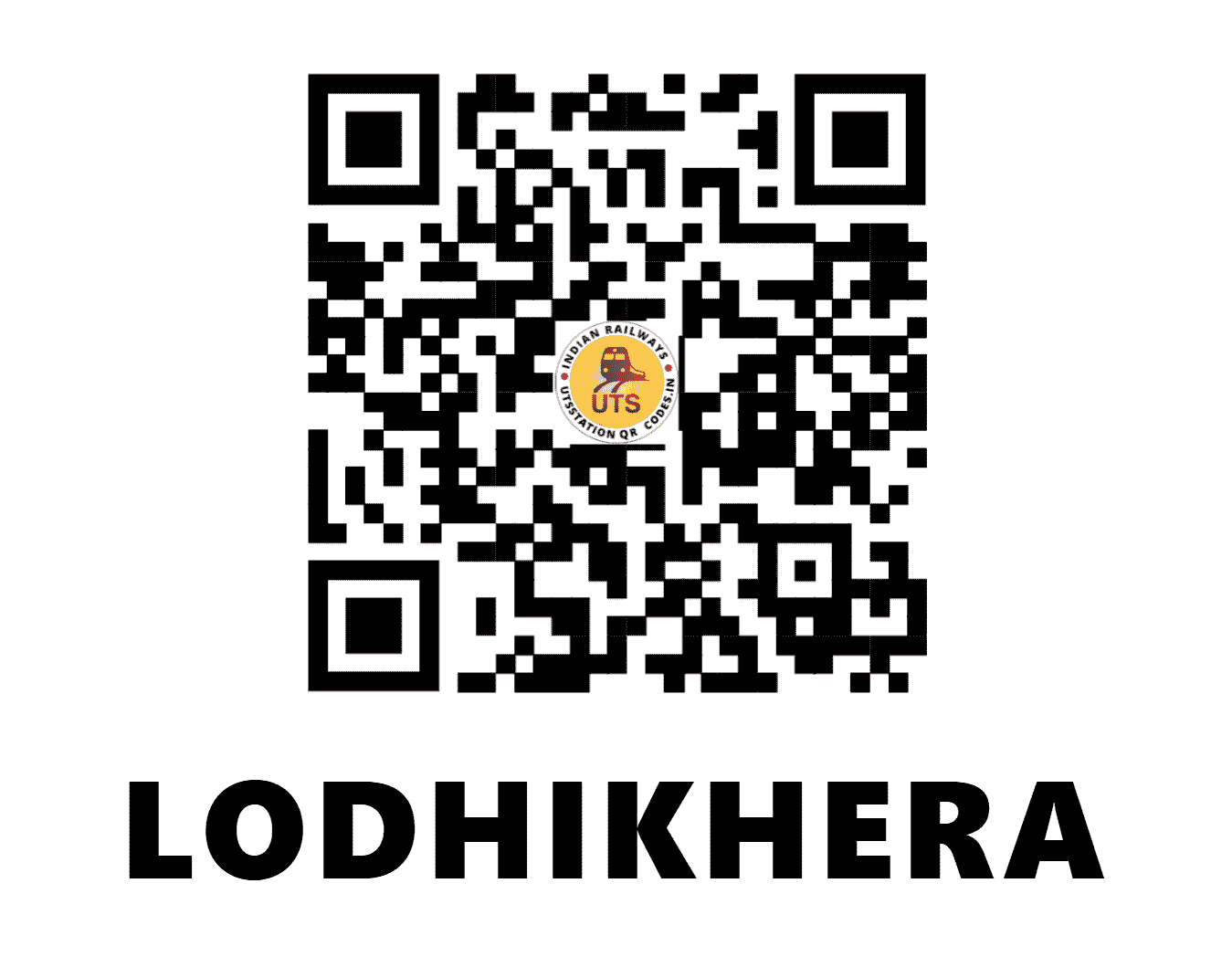 UTS QR Code for LODHIKHERA - LDE (SB - MADHYA PRADESH)